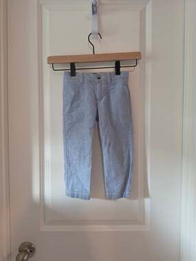 Polo Ralph Lauren Boys 2T Light Blue Oxford Pants Chino Stretch Cotton